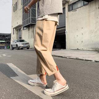 【HOT】 Men's wild casual pants straight trousers
