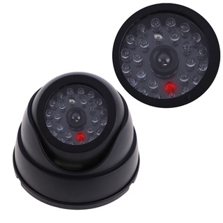 ❈☢№READY STOCK Dummy Fake CCTV Security Dome Camera with Flashing Red LED Light
