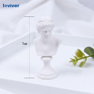 Loviver Famous sculpture plaster bust statue Greek mythology figurine plaster portrait (6)