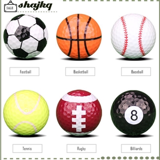 SA High Strength Novelty Rubber Golf Balls Golf Game Balls (9)