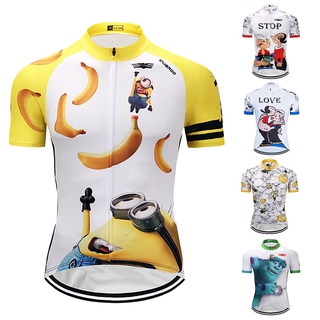 Crossrider 2020 Funny Cycling Jersey Summer Mtb Uniform Cartoon Bicycle Clothing Short Maillot Ropa Ciclismo Bike Wear Clothes
