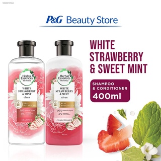 promote sales ◊✸✢Herbal Essences Clean White Strawberry & Sweet Mint Shampoo + Conditioner 400mL