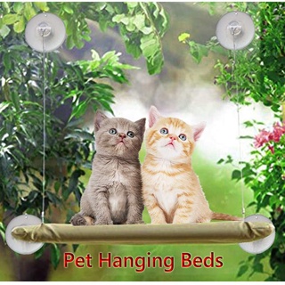 2020 new Cute Pet Hanging Beds Bearing 20kg Cat Sunny Window Seat Mount Pet Cat Hammock Comfortable