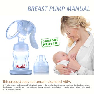 Rluckey Manual Breast Pump BPA Free