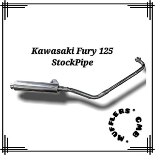 Kawasaki Fury 125 - StockPipe - Stainless - Muffler