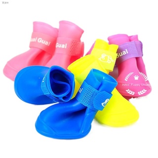 New product∋✗✽♥️PET DOG CAT RAIN BOOTS JELLY SHOES for PETS