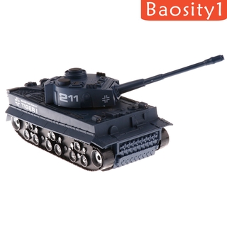 [BAOSITY1] 1/32 German Tiger Battle Tank WWII Army Vehicle Model Toy - Navy Blue