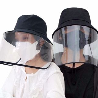 Protective Hat Face Shield Aldult Bucket Hat Unisex (6)