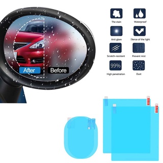 【Ready Stock】☬▫☃1/2 Pcs Car Rear Mirror Protective Film/ Anti Fog Rainproof Rearview Mirror Soft Fil