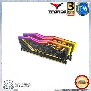 【Available】TEAMGROUP T-Force DELTA TUF Gaming Alliance RGB DDR4 32GB (16GBx2) 3200MHz Desktop Memory