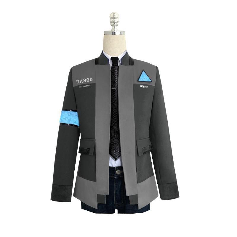 Game Detroit: Become Human Connor RK800 Agent Uniform Suits Cosplay Coats (1)