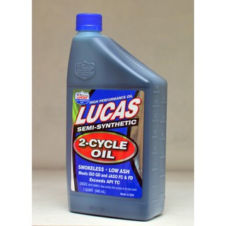 LUCAS 2T 2-Cycle Semi-Synthetic Oil for Motorcycle