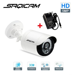 Saqicam HD Security Camera Outdoor Waterproof 5MP AHD TVI CVI Analog CCTV Camera Infrared Bullet