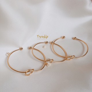 Knotted bangle | Twinklesidejewelry