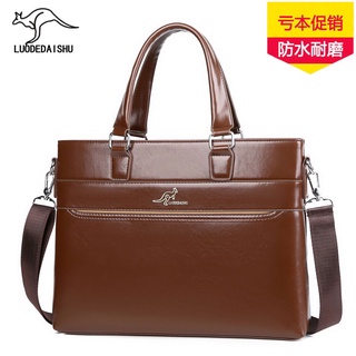┇✷▦[Loss Impulse] Rod Kangaroo Men's Handbag Briefcase Business Shoulder Bag Casual NSGSB33 K26Z