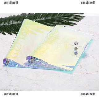 a5/a6 laser loose leaf ring binder notebook planner cover