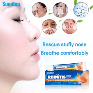 SUMIFUN Allergic Rhinitis Cream Treatment Chronic Relieve Nasal Congestion Treat Sinusitis