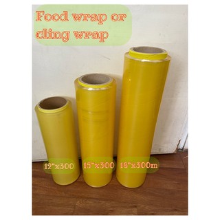 Food wrap or cling wrap