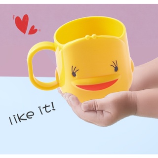 300ML Children Mouthwash Cups Cartoon Cute Yellow Duck Toothbrush Cups