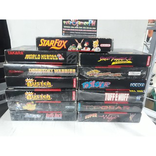 Original Game Cartridges for Super Nintendo (SNES) with Box (Please Read)