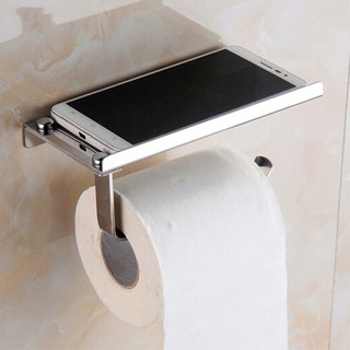 Harupink 105 stainless bath room tissue and phone holder