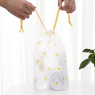 Travel Bags¤◙✜Storage Bag Waterproof Frosted Gift Packaging Bag Drawstring Clothing Cosmetic Storage