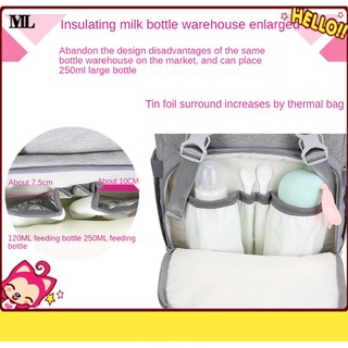 【COD】Mommy Maternity Nappy Diaper Bag Baby Travel Bag (9)