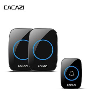 CACAZI A10-2 Waterproof Wireless Doorbell Door Bell 1to2