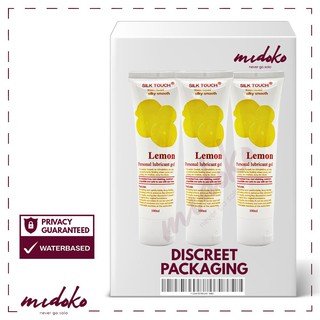 Midoko Silk Touch Lemon Water Based Lube Lubricant Promo Bundle Sets of 3