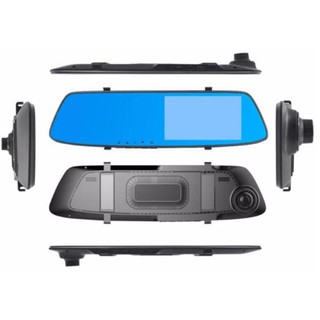A75 Car DVR Mirror DUAL Cam touch screen Dashboard (2)