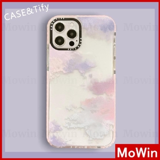 Mowin - iPhone Case Silicone Soft Case Clear Case Shockproof Protection Camera Frame Pink Purple Clouds Cute Style For iPhone 12 Pro Max Pro iphone Xr Max 11 7 mini SE 8plus 7plus SE2020 MAX 12 XS