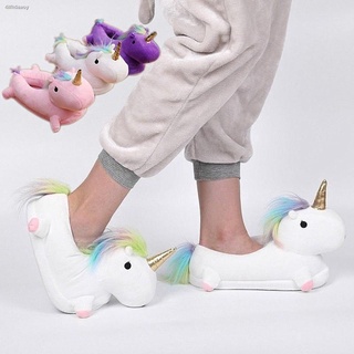 Indoor slippersPlush Unicorn Slippers Novelty Soft Fluffy Indoor slipper