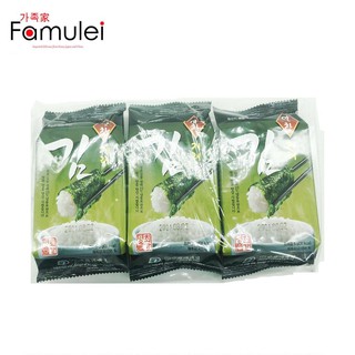 Snacks◕Alchan Seasoned & Roasted Laver Seaweed 5g, 3 Packs