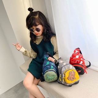 Children's Bag Backpack Dinosaur Boys and Girls Cute Princess Baby Girl Fashion Chest Bag Messenger