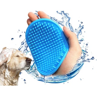 Pet Palm Grooming Massage Hair Removal Bath Brush Glove Dog Cat Puppy