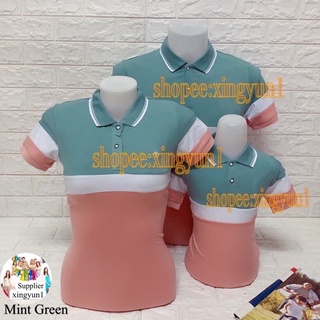 family polo shirt-matching tees-couple polo shirt stretch cotton Tri-color stitching #fag #fah #cfag