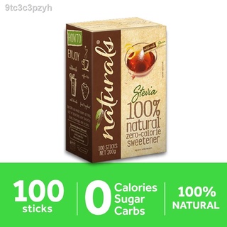 ㍿♙Naturals Stevia Zero Calorie Sweetener 100 Sticks