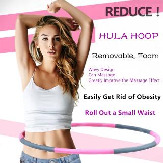Hula Hoop Removable Hula-Hoop Thin Waist Fitness Equipment Circle Massage Foam for Adult children
