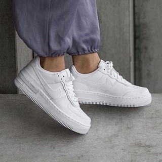 ❉✹NIKE AIR FORCE 1 Shadow “Triple White” all white (with box) ✅ pay on delivery