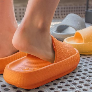 Indoor Slippers▨▬♤[AMHL] Japanese Muffin Thick Bottom Increased House Slippers Bathroom Slipper