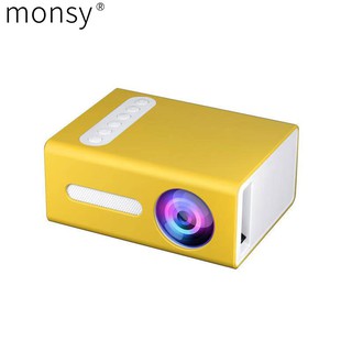 Monsy Projector T300 Home Theater Mini Projector HD LED Projector (1)