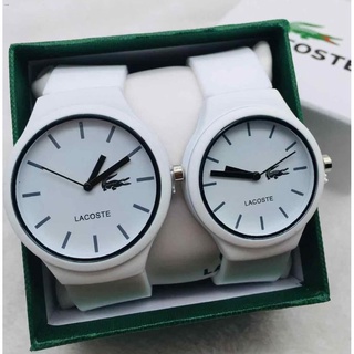 couple watchwatch☼LACOSTE Watch Mens Watch for Men Ladies Watch for Women with Free Box and Battery (1)