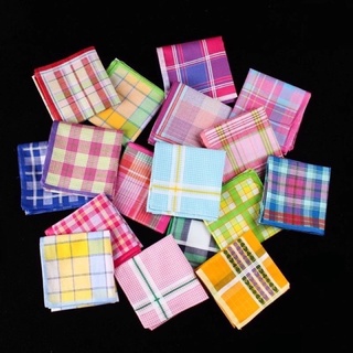 GIRL assorted cotton handkerchief panyo scarf bandana checkered（each)