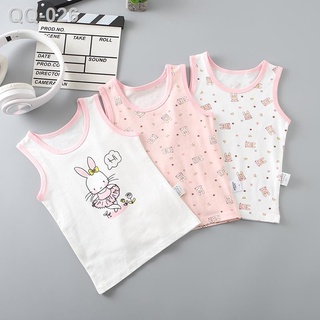 #Magandang kalidad ❁⊙Children s vest women 2021 new baby pure cotton autumn clothing base protection