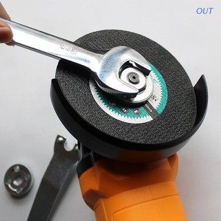Ready Stock/♦№✾OUT 2Pcs M14 Thread Replacement Angle Grinder Inner Outer Flange Nut Set And wrench