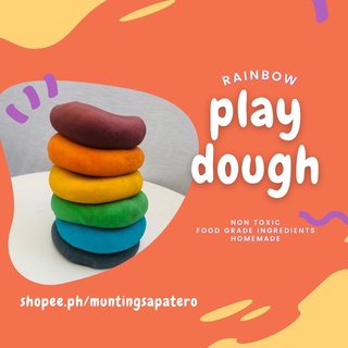RAINBOW PLAYDOUGH | Rainbow color clay play dough colorful play doh