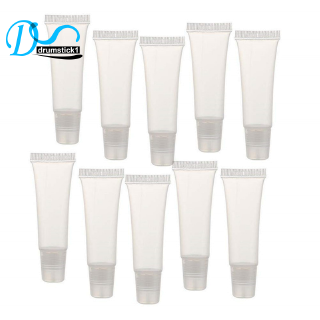 COD Ready 50 Pack 10Ml Lip Gloss Tubes Empty Lotion Refill Tubes Squeeze Tubes [DRP]