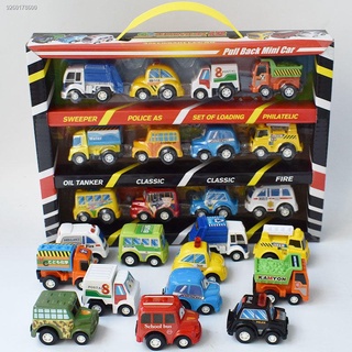 high quality♛Children s toy mini pull back car Q version cartoon pocket car baby car toy set