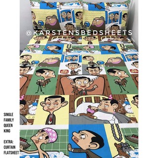 Mr. Bean 3in1 Bedsheet Prime Canadian (Full Garterized) Karsten's Bedsheets
