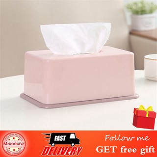[Ready Stock]1Pc Simple Tissue Box Plastic Tissues Holder Tissue Holder